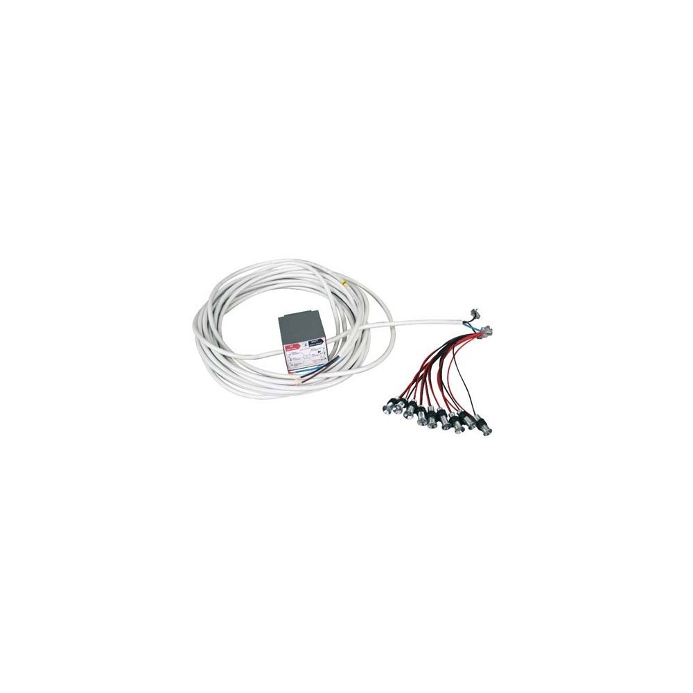 8 Led C/Transformateur 230/12V Et Câble Alimentation FADINI 2572L