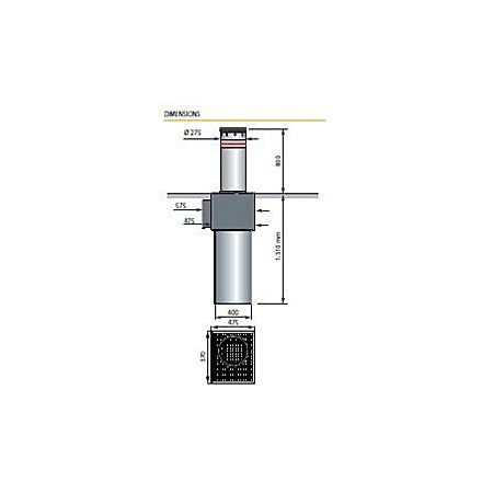 Borne Escamotable Talos M30 Automatique FADINI 9682L