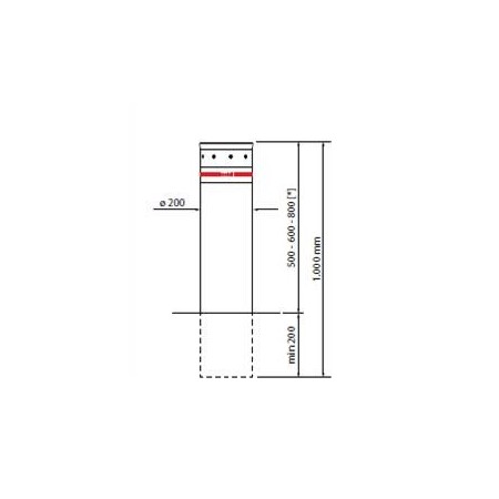 Borne Fixe Viglio Inox Fixe FADINI 2588L