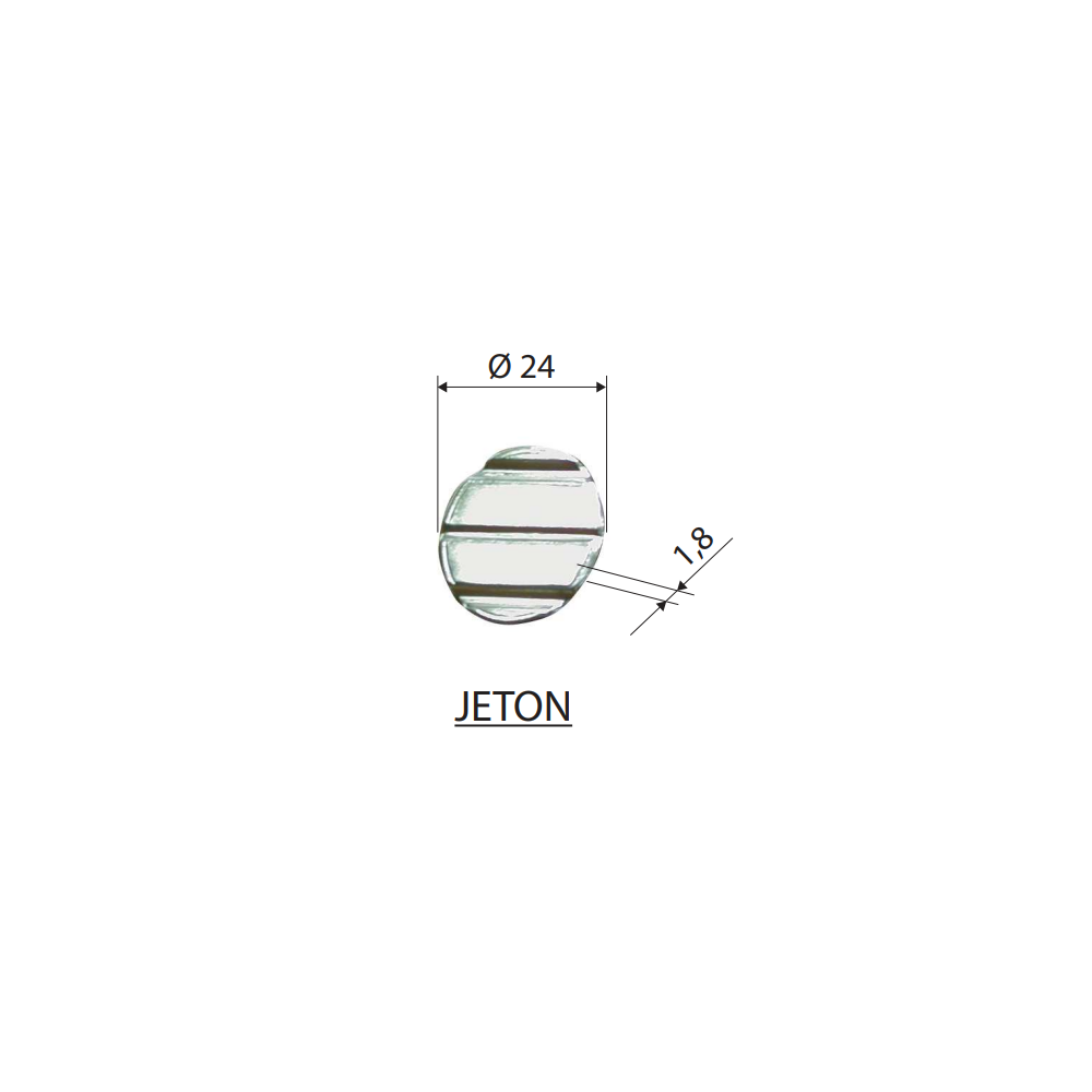 Jeton Geco9 FADINI 2034L